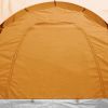 vidaXL Camping Tent 6 Persons Gray and Orange