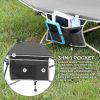 Folding Camping Cot; Sleeping Bed Portable with Carry Bag; Outdoor Camp Cot for Adults for Camping; Hiking; Office; Home Use; Heavy Duty Support 450lb