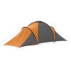 vidaXL Camping Tent 6 Persons Gray and Orange